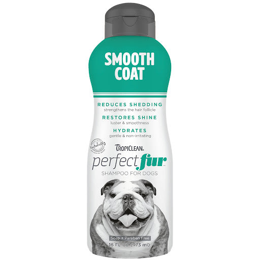 TropiClean Perfect Fur Smooth Coat Shampoo for Dogs