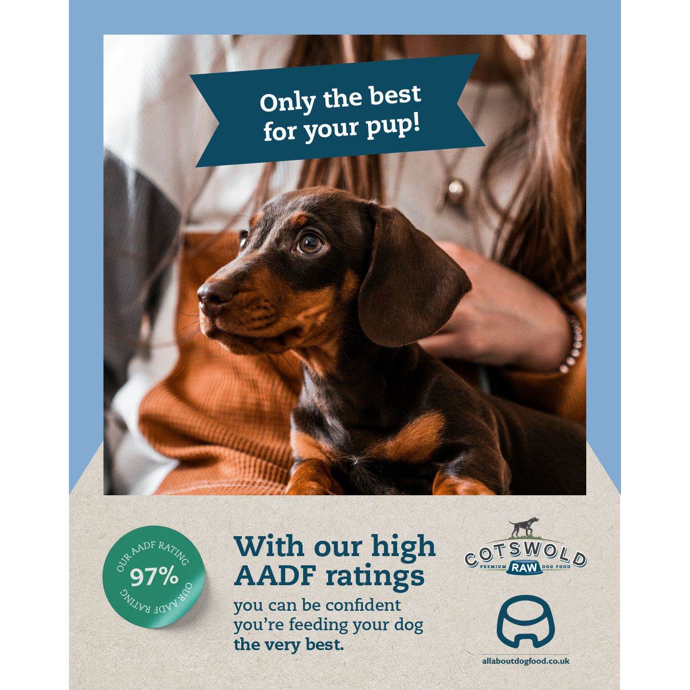 Cotswold Raw Enhanced Chicken Raw Dog Food 1kg Cotswold Raw