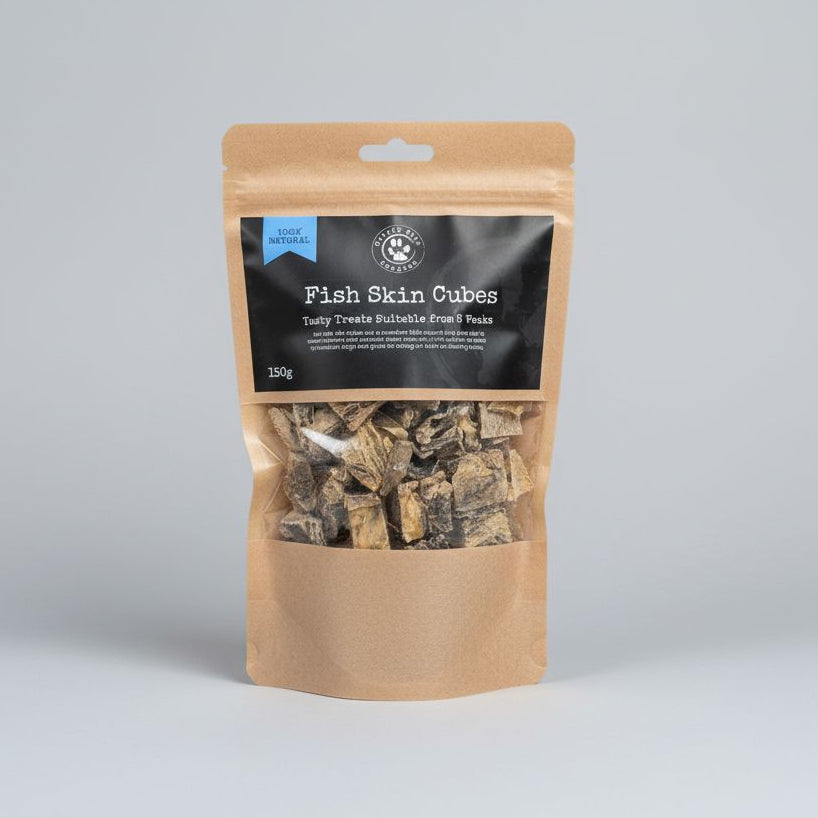 Origin Pets Fish Skin Cubes Dog Treats 150g