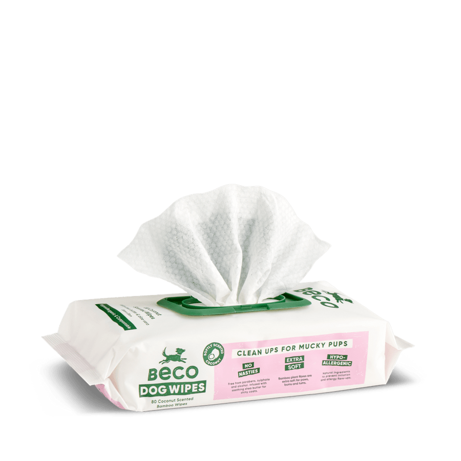 Beco Bamboo Dog Wipes Coconut