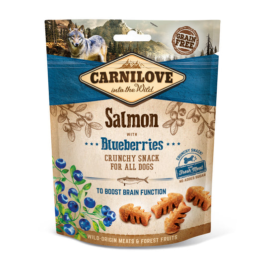 Carnilove Dog Food Pouch - Salmon with Blueberries Puppy