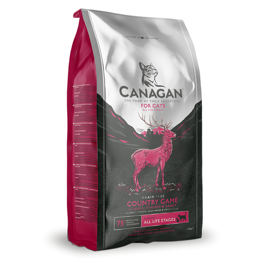 Canagan Dry Cat Food Country Game for Adults and Kittens 4Kg