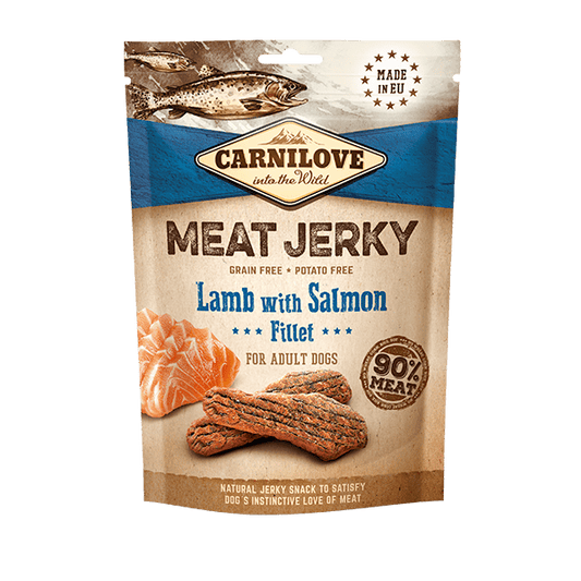 Carnilove Jerky Lamb with Salmon Fillet Dog Treat