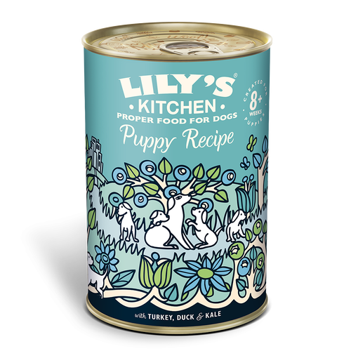 Lilys Kitchen Puppy Recipe Turkey and Duck Can - 400g