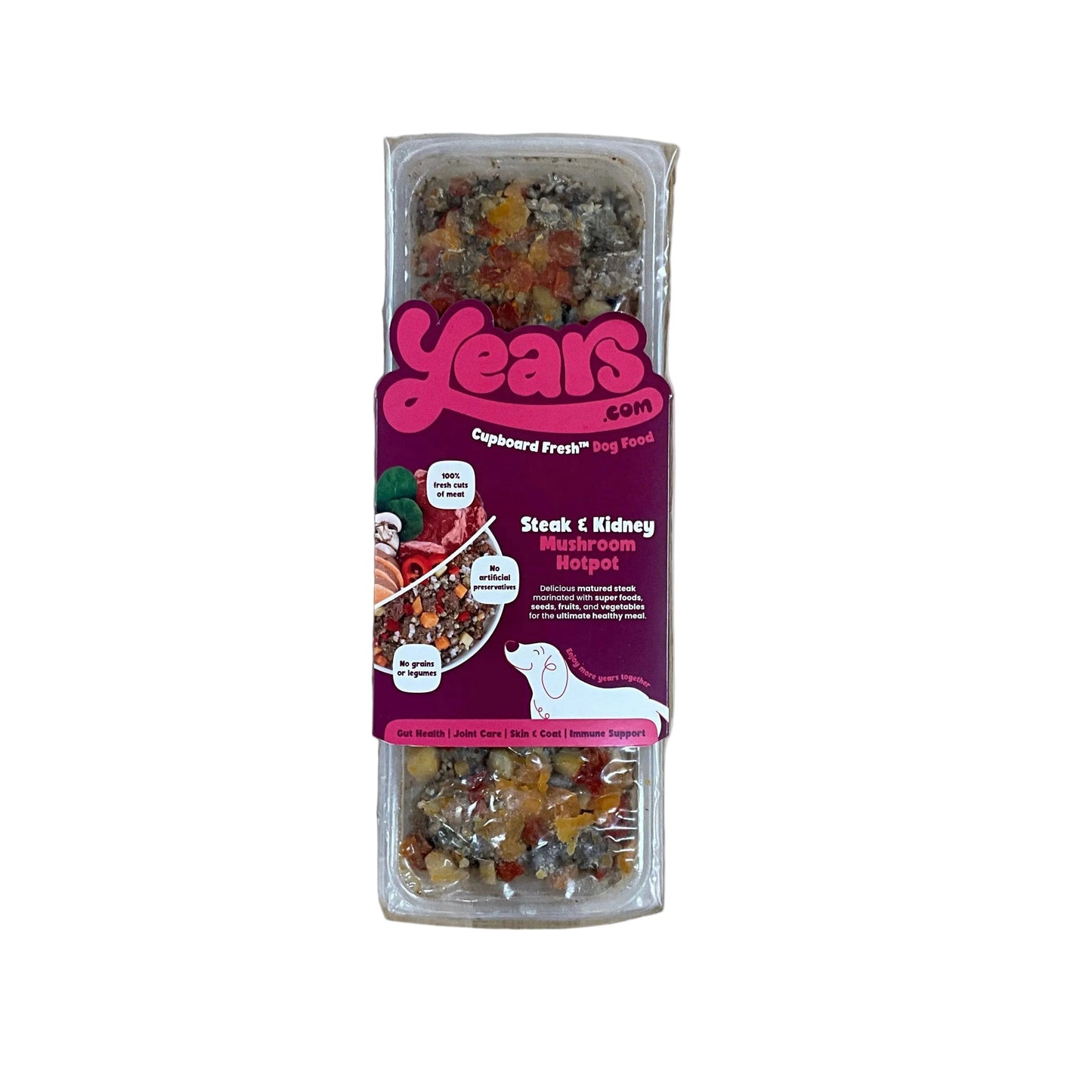 Years Steak & Kidney Cupboard Fresh Dog Food 320g Years