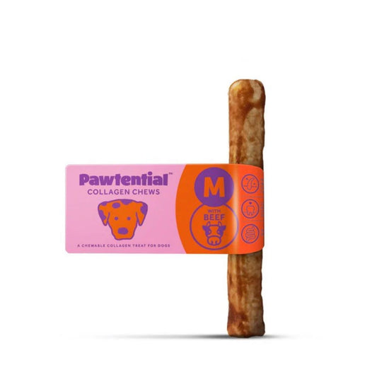 Pawtential Collagen Chew Beef Flavour Medium 70g Origin Pets Longton