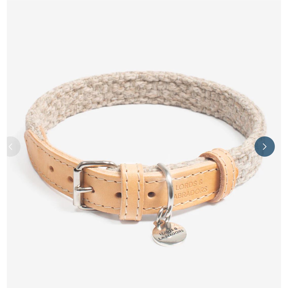 Lords & Labradors Palermo Collar Sandstone XXL