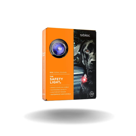 Orbiloc Dog Dual Safety Light Blue Pedigree