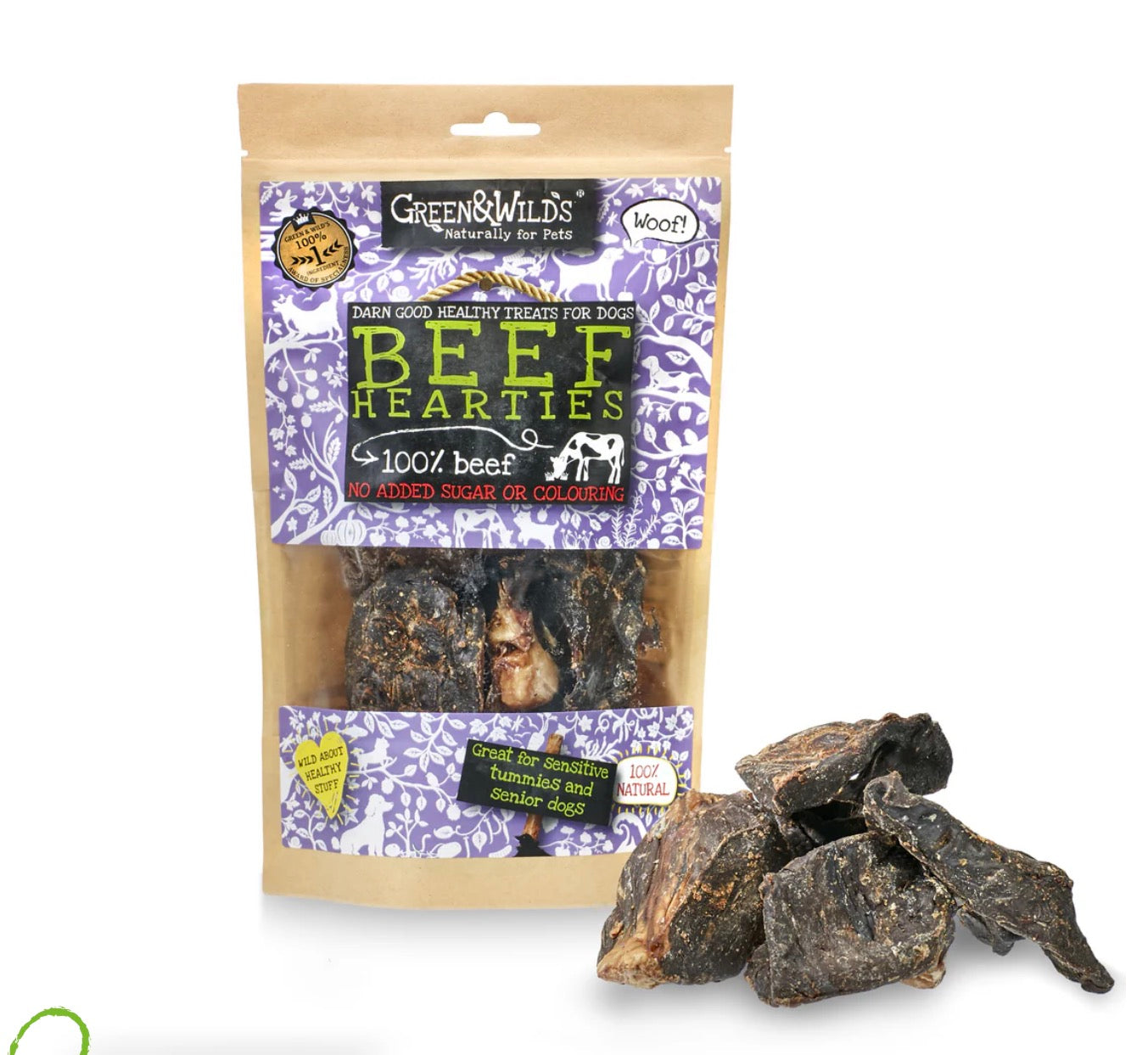 Green & Wilds Beef Hearties Treats For Dogs Origin Pets Longton