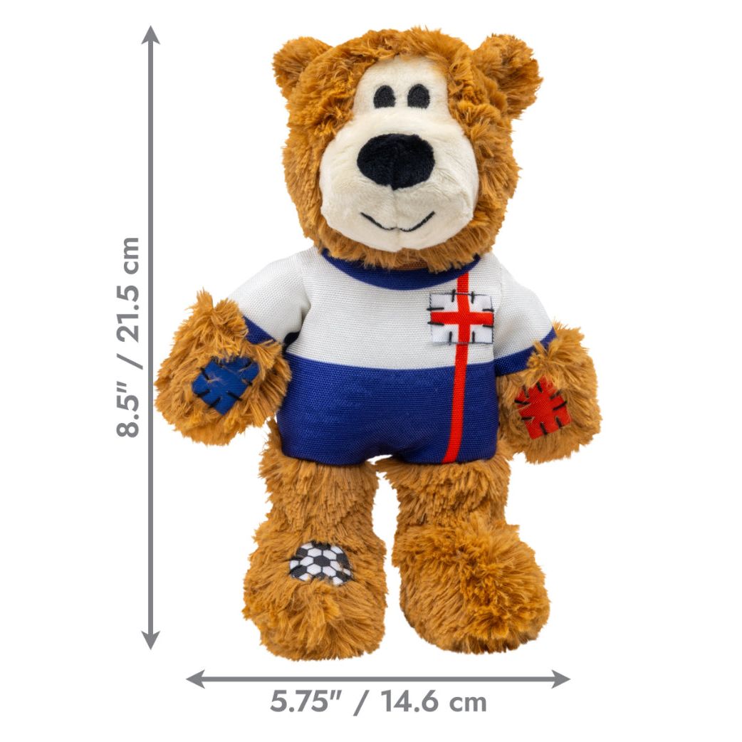 Kong Wild Knots England Bear Medium Dog Toy Origin Pets Longton