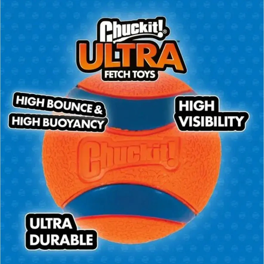Chuckit! Ultra Ball 2 Pack Small 4.8cm Pedigree