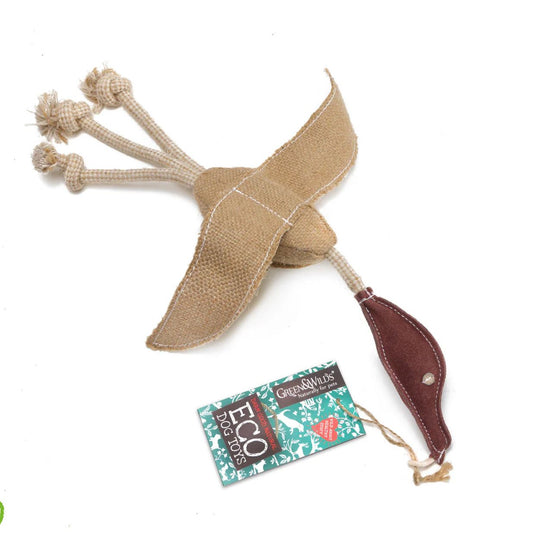 Green & Wilds Desmond the Duck Eco Dog Toy Green & Wild's