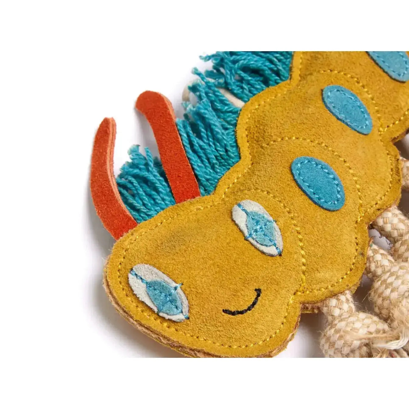 Green And Wilds Clara The Caterpillar Eco Dog Toy Green & Wild's