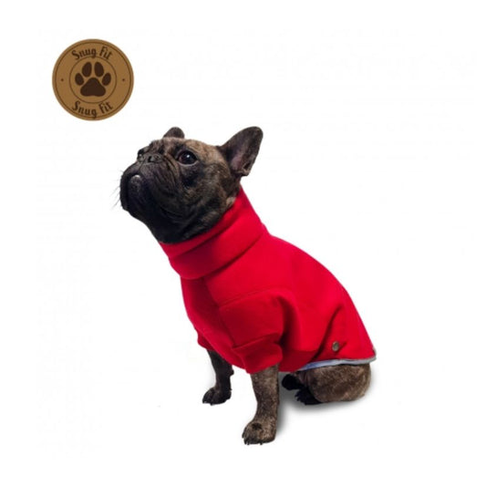 Ancol Reflective Polar Fleece Red Small