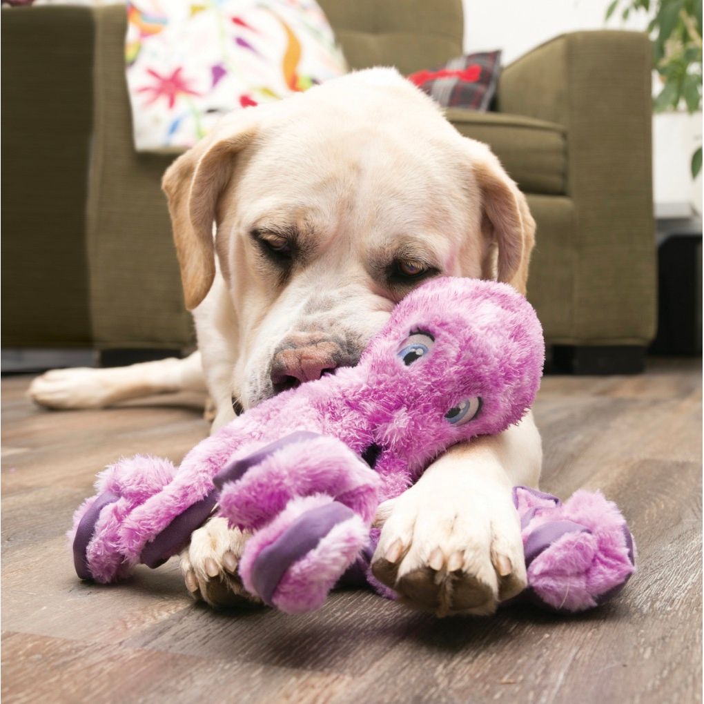 Kong SoftSeas Octopus Large Dog Toy Purple