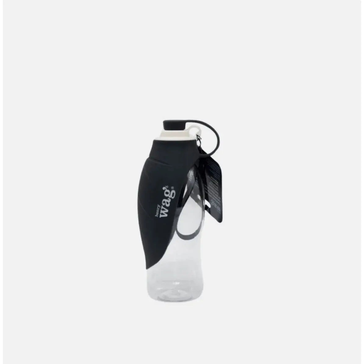 Henry Wag Water Bottle For Dogs With Grey Leaf Bowl Design Henry
