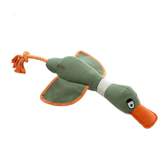 House Of Paws Khaki XL Duck Canvas Thrower Dog Toy Origin Pets Longton