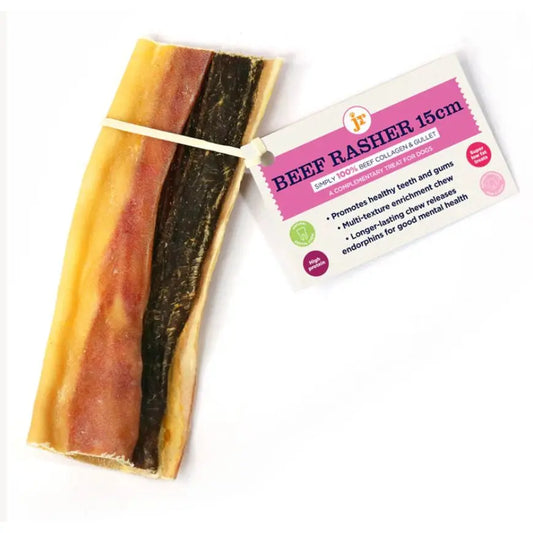 Jr Pets Beef Rasher 15cm Dog Treat Origin Pets Longton