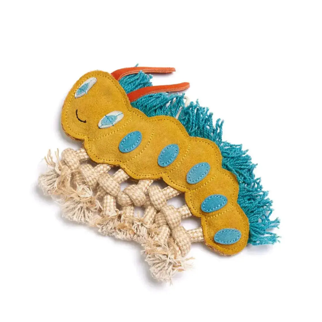 Green And Wilds Clara The Caterpillar Eco Dog Toy Green & Wild's
