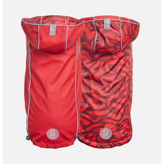 Gf Pet Waterproof Coat Red Medium