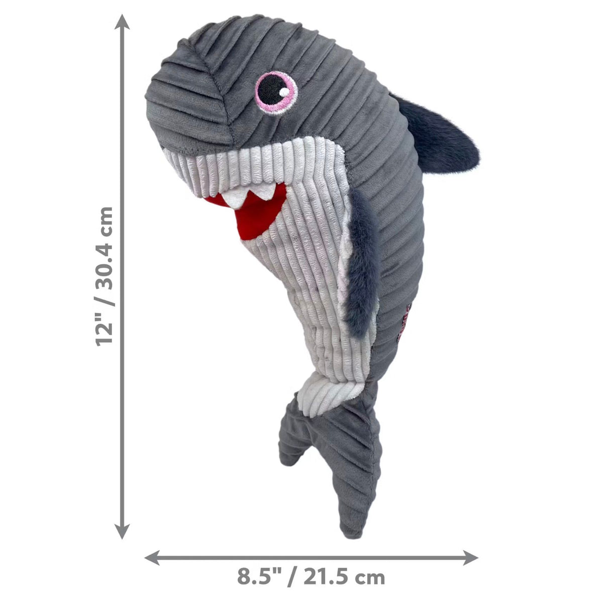 Kong CuteSeas Rufflez Shark Med/Large Dog Toy