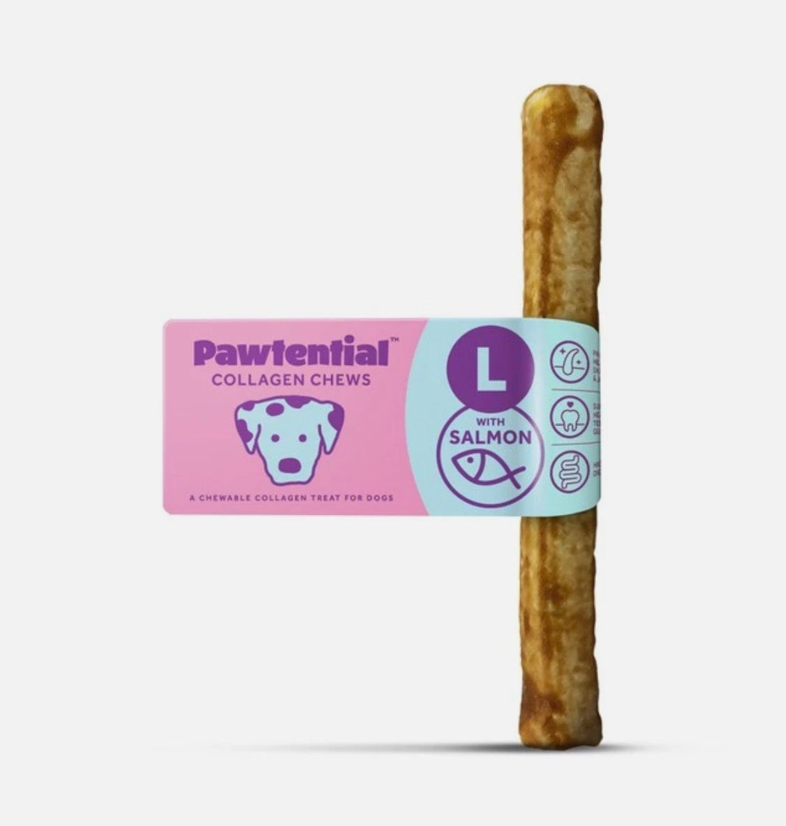 Pawtential Large Salmon Flavoured Collagen Dog Chew