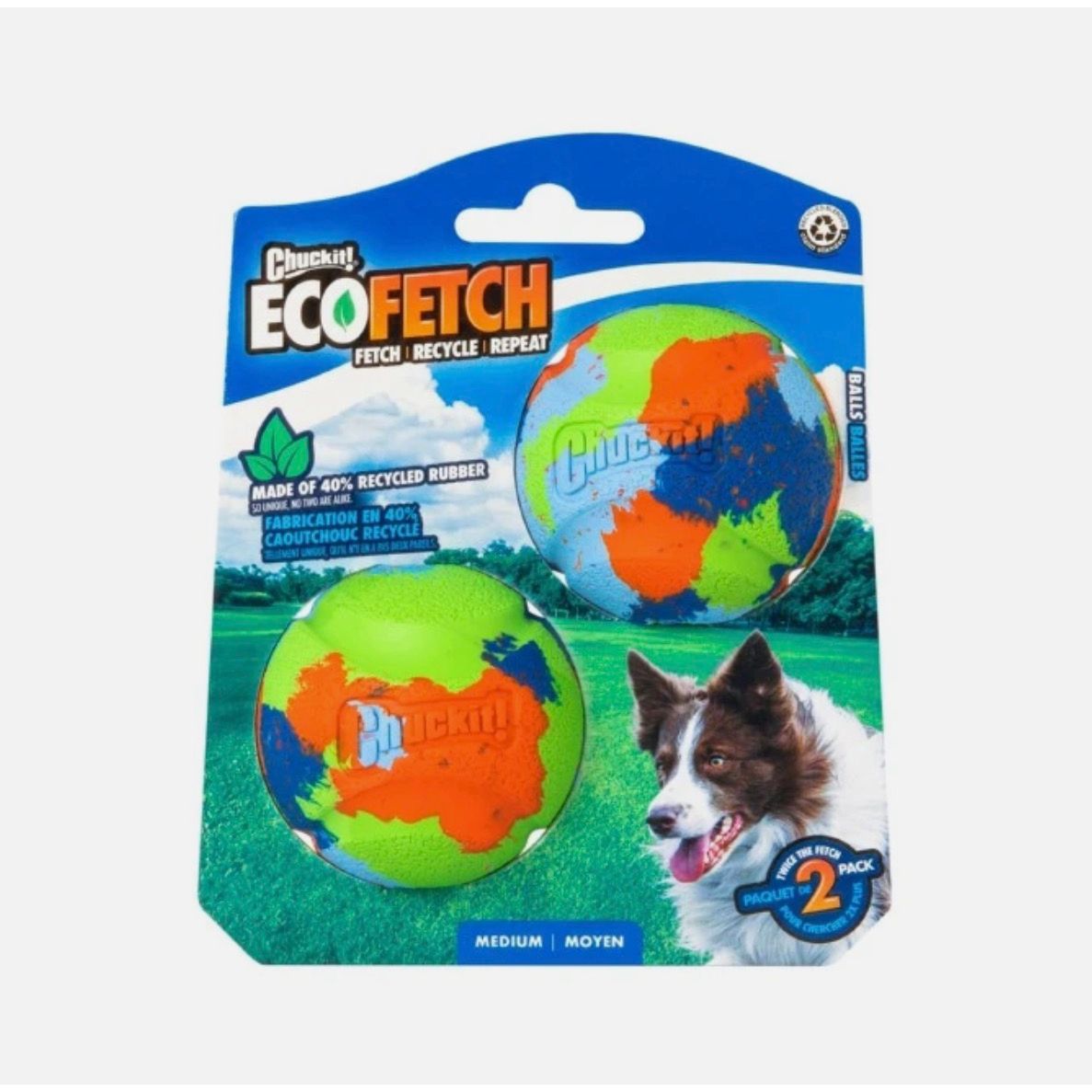 Chuckit! EcoFetch Balls Medium 2 Pack