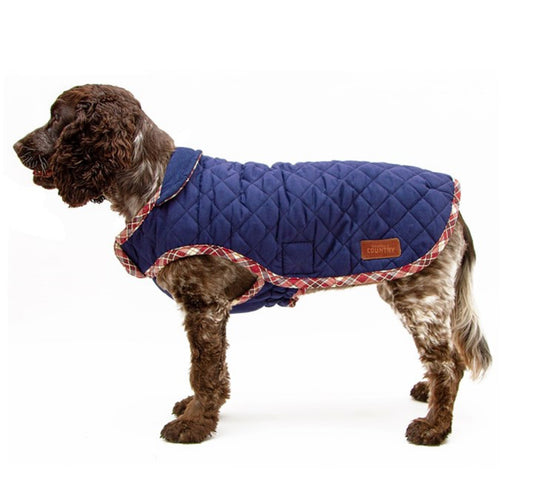 Great And Small Country Weather Resistant Jacket Plait Navy 51cm