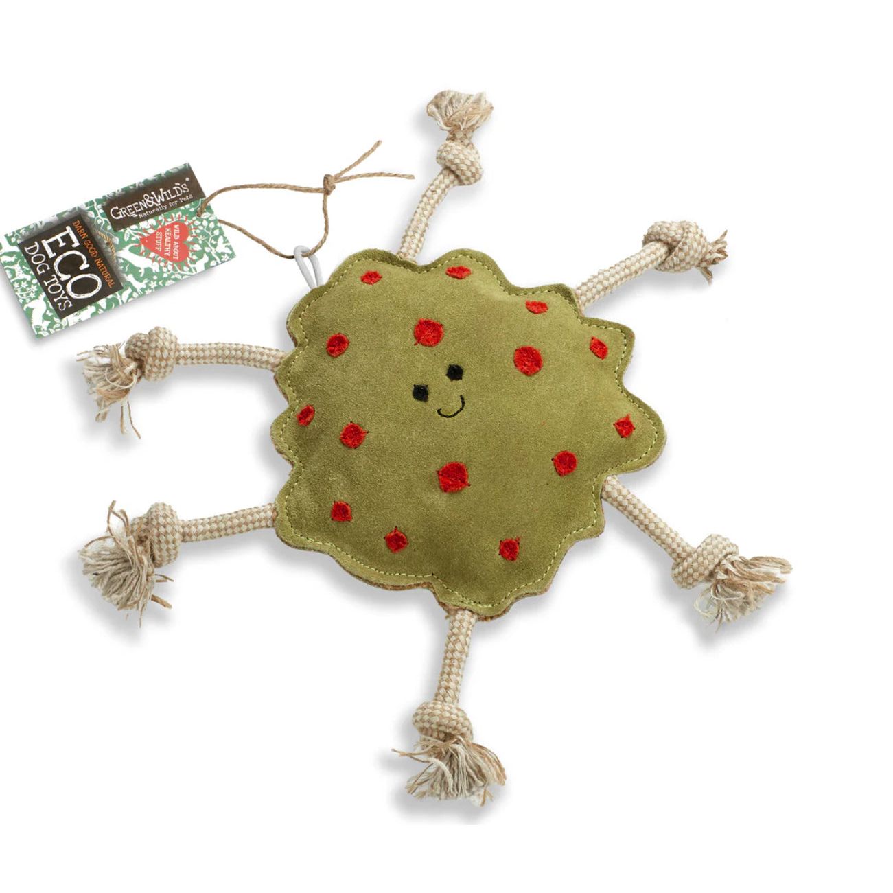 Green & Wilds Splodge Eco Dog Toy Green & Wild's