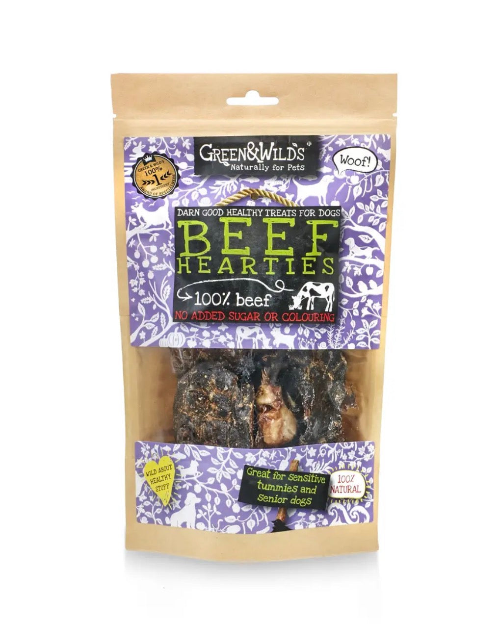 Green & Wilds Beef Hearties Treats For Dogs Origin Pets Longton