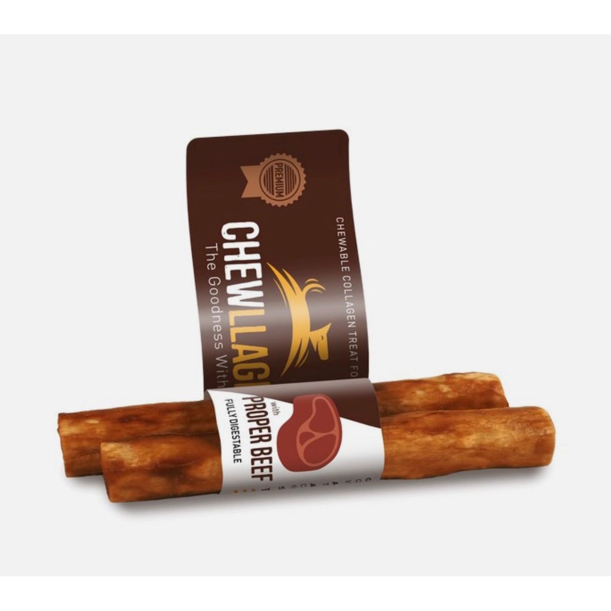 Chewllagen Collagen Beef Flavour Rolls 2 Pack 50g Origin Pets Longton