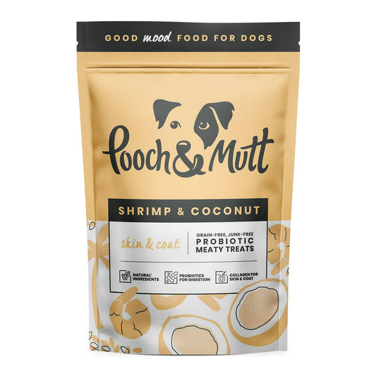 Pooch and Mutt Shrimp and Coconut Dog Treats - 120g