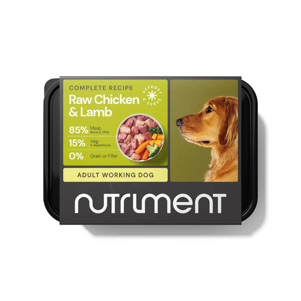 Nutriment Raw Chicken And Lamb Complete Formula Dog Food -  500g