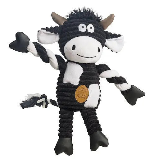 House Of Paws Cow Jumbo Cord Plush Toy 38cm Origin Pets Longton