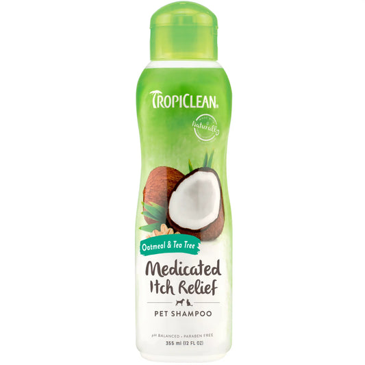 Tropiclean Oatmeal And Tea Tree Dog Shampoo 355ml Origin Pets Longton