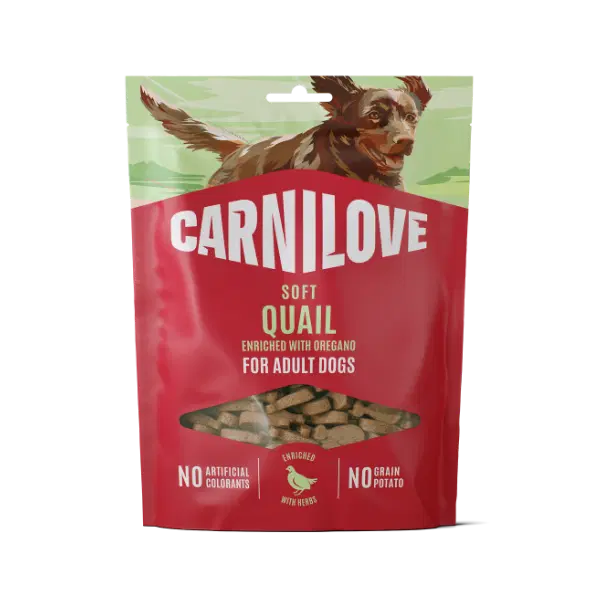 Carnilove NEW Quail Enriched With Oregano Dog Treat 200g Carnilove
