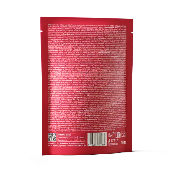 Carnilove NEW Turkey & Vension With Strawberry Leaves Dog Pate 300g Carnilove