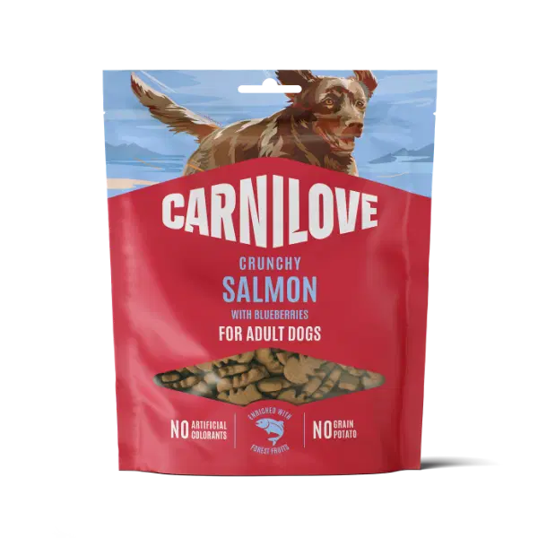 Carnilove NEW Salmon With Blueberries Crunchy Dog Treats 200g Carnilove