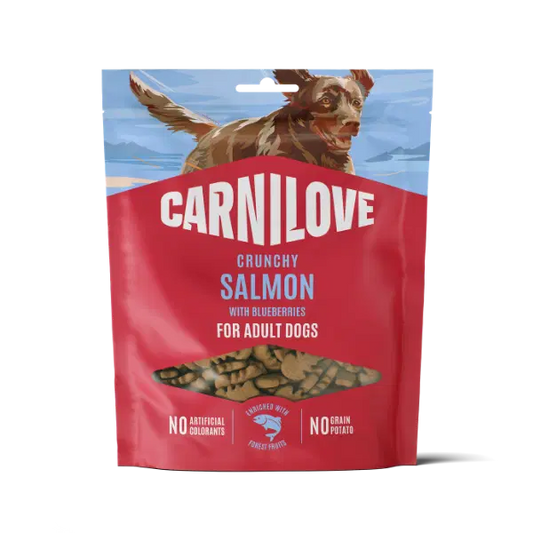 Carnilove NEW Salmon With Blueberries Crunchy Dog Treats Carnilove