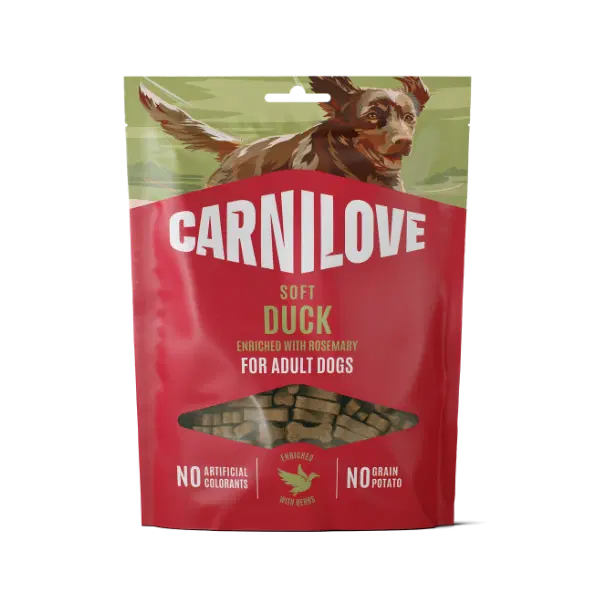 Carnilove NEW Duck With Rosemary Soft Dog Treats 200g Carnilove
