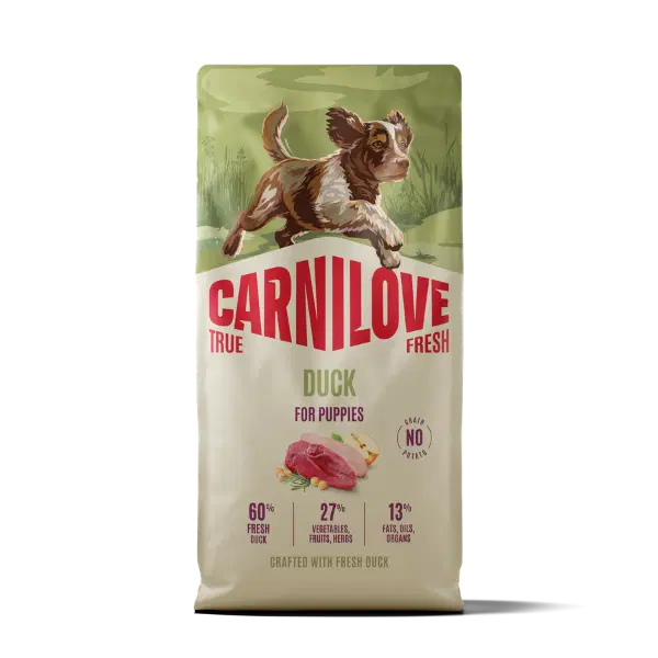 Carnilove NEW True Fresh Duck Grain Free Dog Food - Puppy 1.5kg Carnilove
