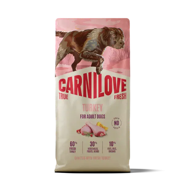 Carnilove NEW True Fresh Turkey Grain Free Dog Food 1.5g Carnilove