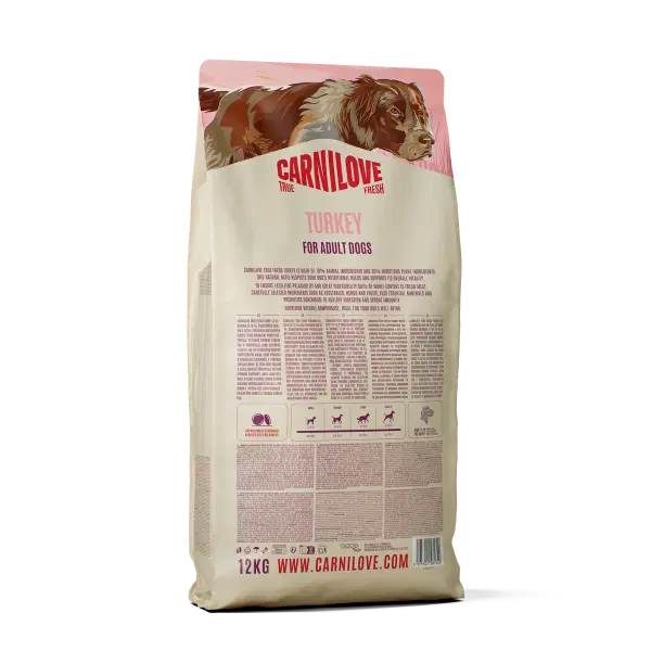 Carnilove NEW True Fresh Turkey Grain Free Dog Food 1.5g Carnilove