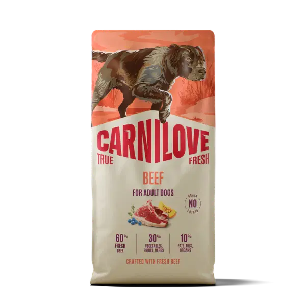 Carnilove NEW True Fresh Adult Dog Food Beef 1.5kg Carnilove
