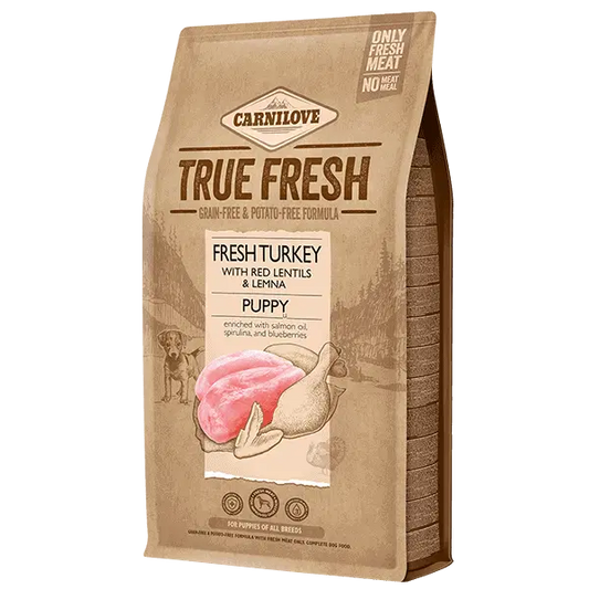 Carnilove True Fresh Puppy Turkey 4kg Origin Pets Longton