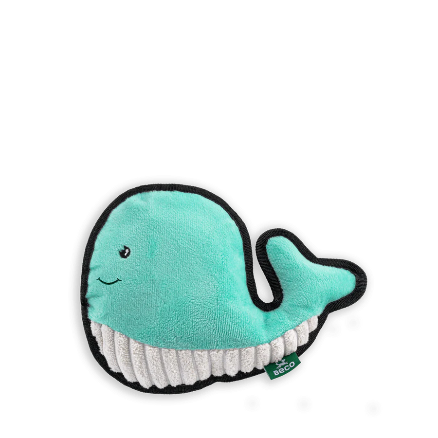Beco Recycled Rough and Tough Whale Medium Origin Pets Longton