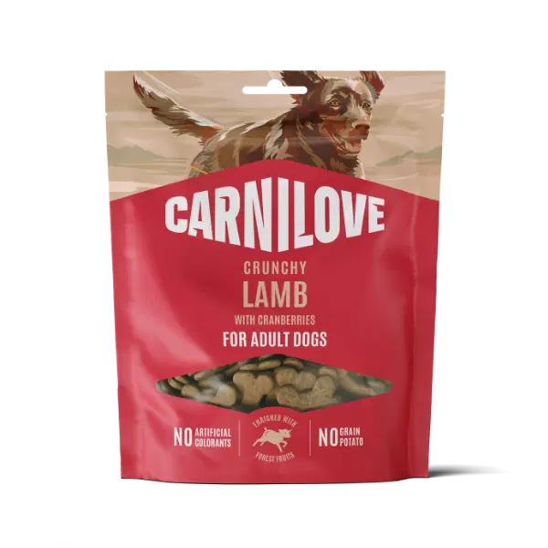 NEW Carnilove Lamb With Cranberries Crunchy Dog Treats 200g Origin Pets Longton