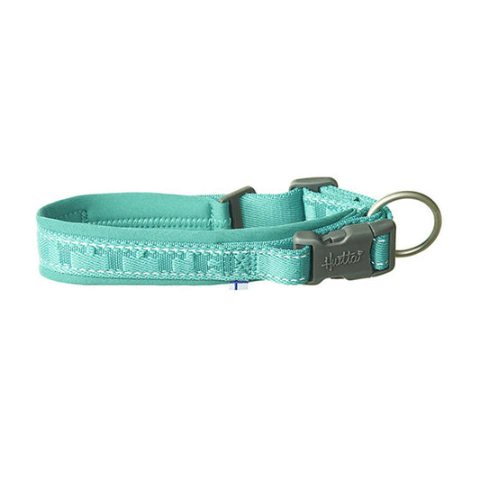Hurtta Eco Casual Padded Dog Collar Teal 30-40cm 12-16in Hurtta
