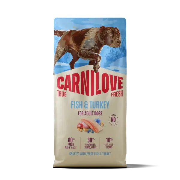 Carnilove NEW True Fresh Fish And Turkey 1.5kg Adult Dog Food Origin Pets Longton