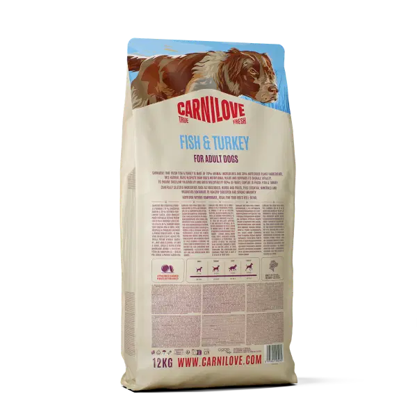 Carnilove NEW True Fresh Fish And Turkey 1.5kg Adult Dog Food Origin Pets Longton